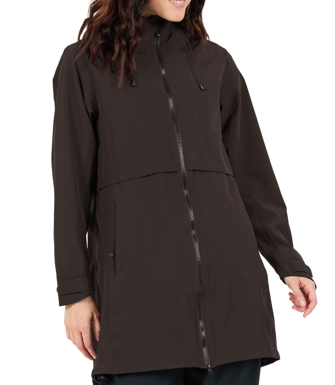 Weather Report Dayton W Long Jacket W/PRO 15000 Dökk Brúnn