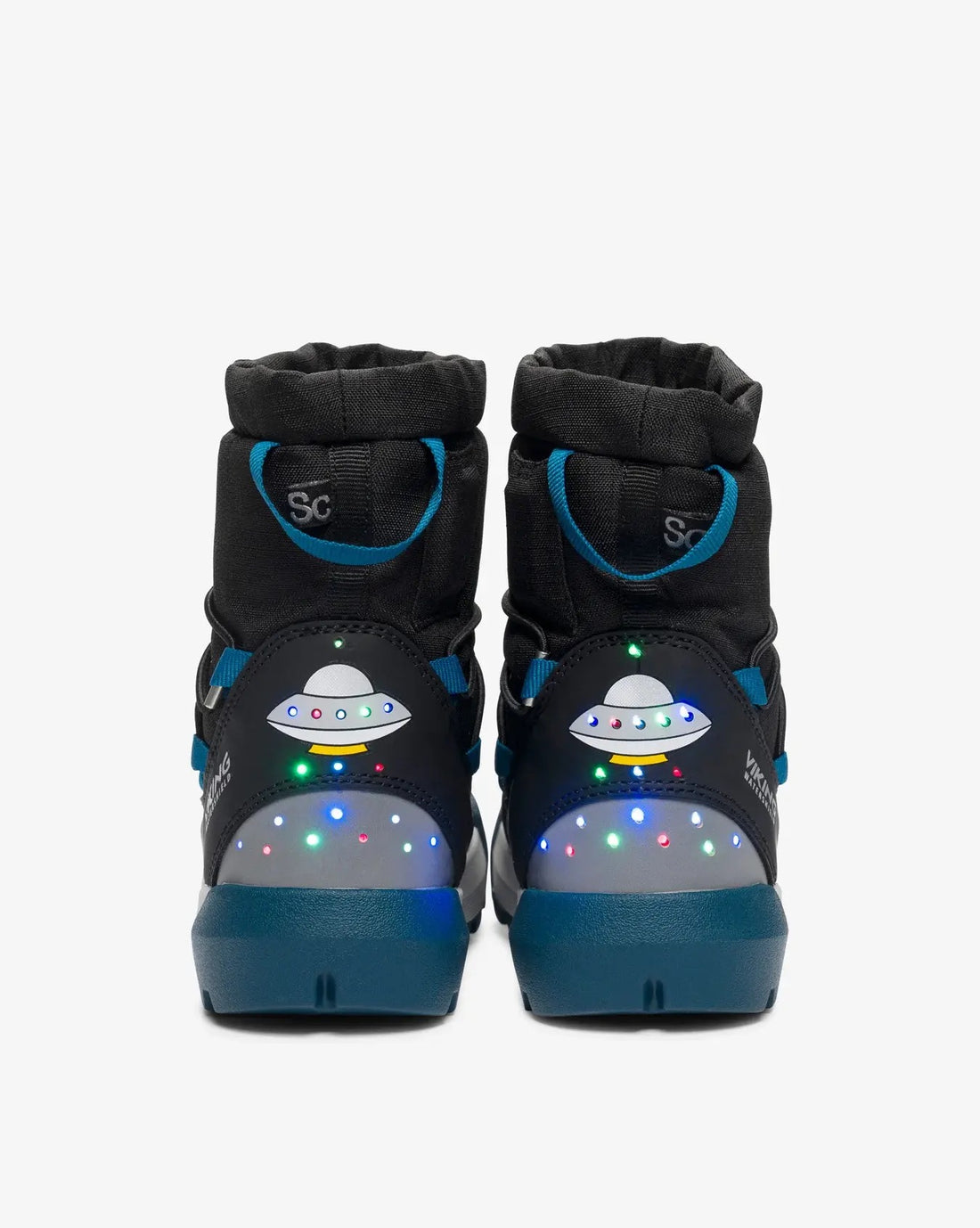 Viking Spaceship Warm WP blk/blue Ljósaskór