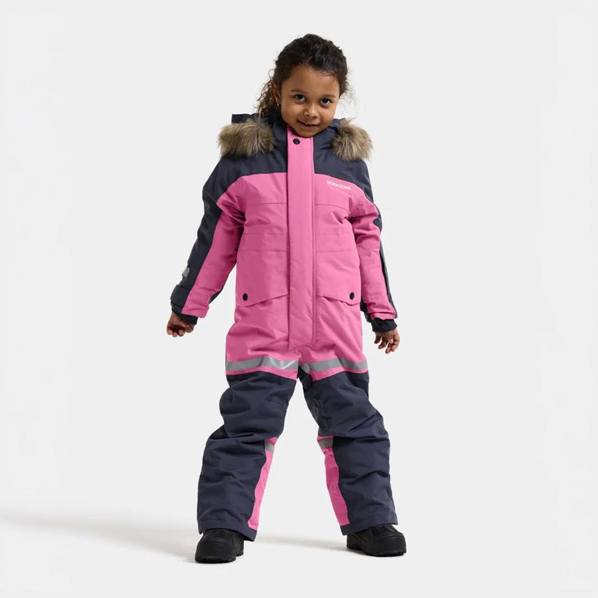 Didriksons Bjarven Kids Cover 5 Heather Pink