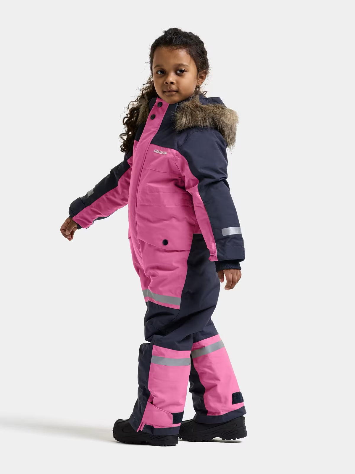 Didriksons Bjarven Kids Cover 5 Heather Pink