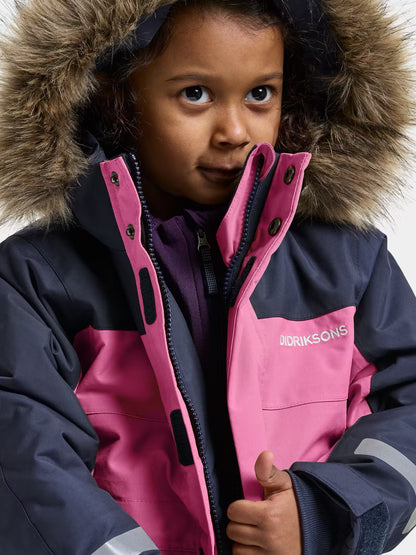 Didriksons Bjarven Kids Cover 5 Heather Pink