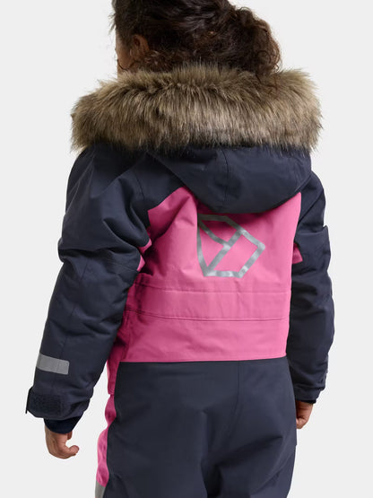Didriksons Bjarven Kids Cover 5 Heather Pink