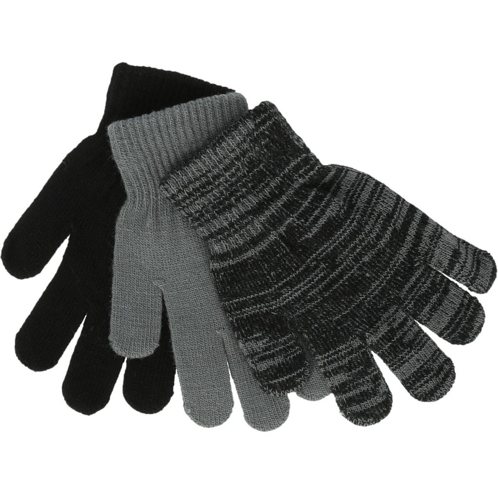 Zigzag Neckar Knitted 3-Pack Gloves