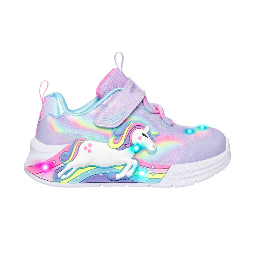 Skechers Unicorn Chaser ljósaskór