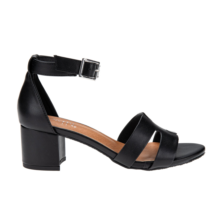 Duffy Sandal Black Hælaskór