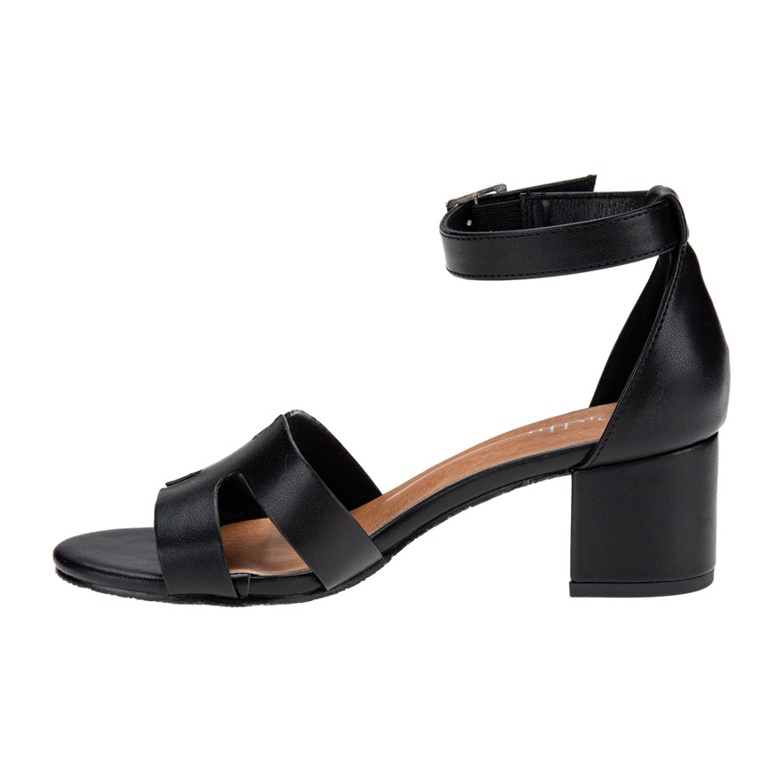 Duffy Sandal Black Hælaskór