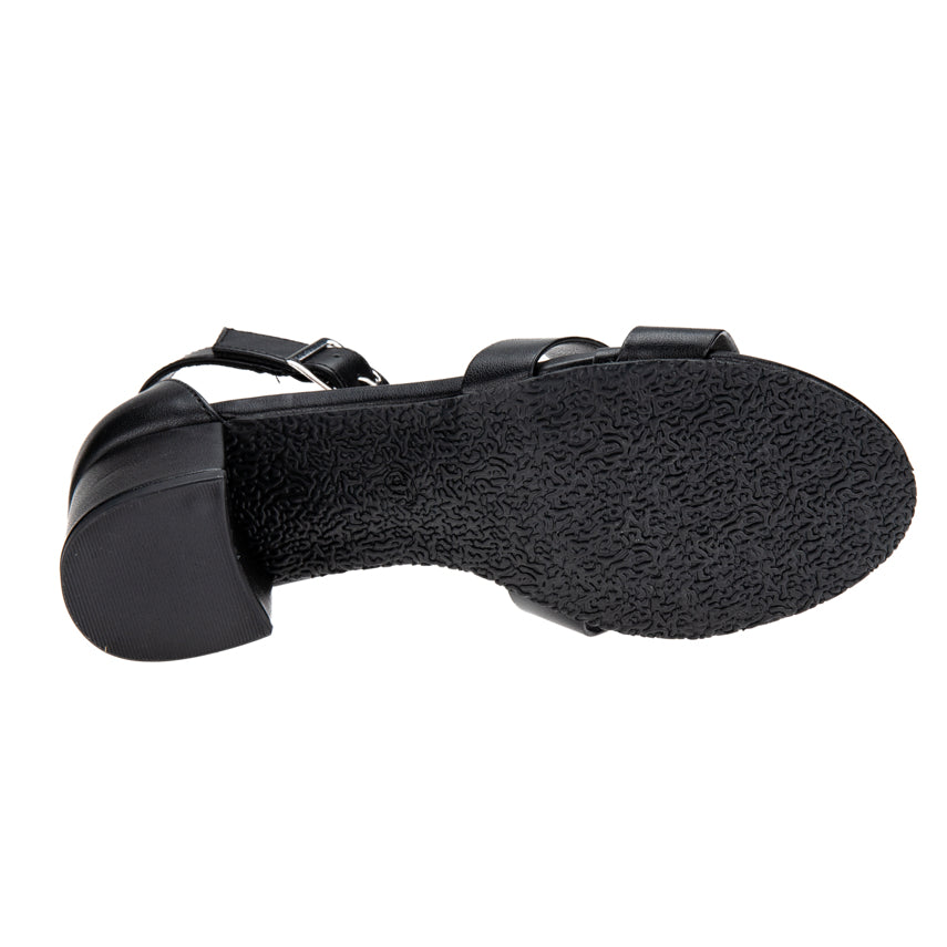 Duffy Sandal Black Hælaskór