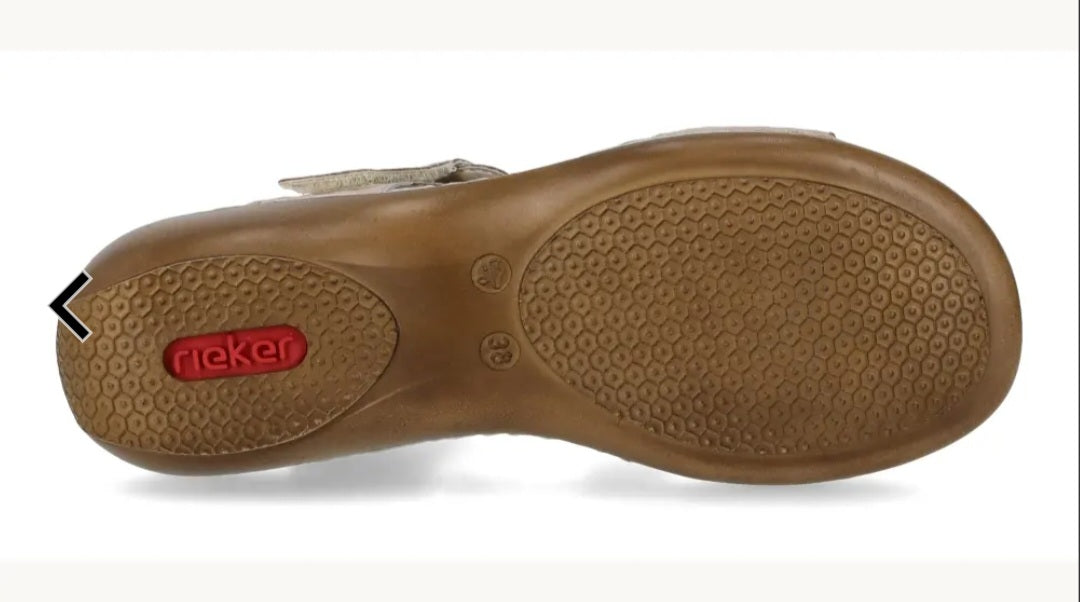 Rieker W Shoes Metallic E 1/2